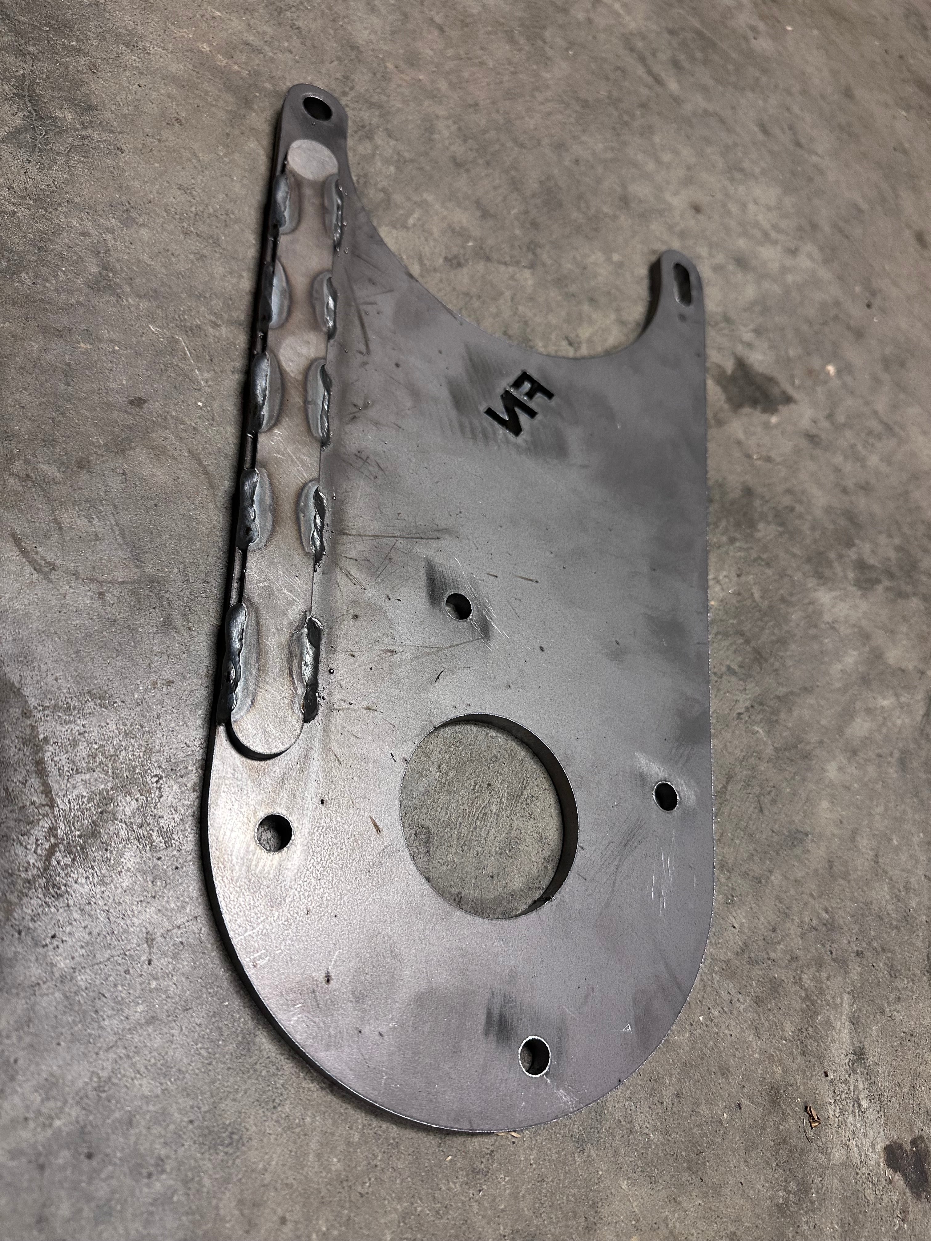 Honda GX390, Predator 420, Predator 459 alternator bracket (10:00 clock position, with fuel tank installed)